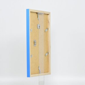 Drevený rám Top Cube 62x93 cm modré akrylové sklo