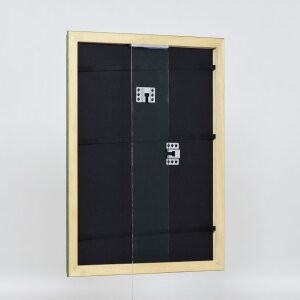 Efekt drevený rám profil 21 zelený 62x93 cm akrylové sklo