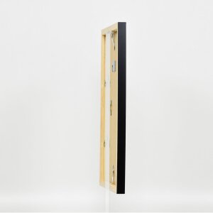 Drevený rám Top Cube 62x93 cm čierne múzejné sklo