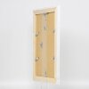 Efektný rám na obrazy z masívneho dreva 2240 biely 62x93 cm múzejné sklo