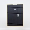 Efektný rám z masívneho dreva profil 20 biely 7x10 cm normálne sklo
