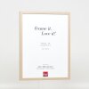 Efektný drevený rám profil 35 svetlohnedý 7x10 cm normálne sklo