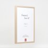 Efektný drevený rám profil 35 svetlohnedý 7x10 cm normálne sklo
