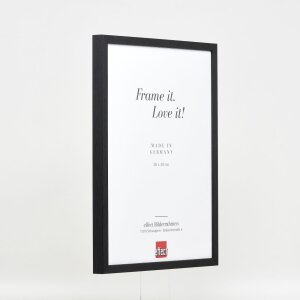 Efektný drevený rám profil 35 čierny 7x10 cm normálne sklo