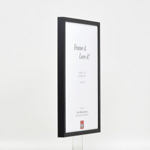 Efektný drevený rám profil 35 čierny 7x10 cm normálne sklo