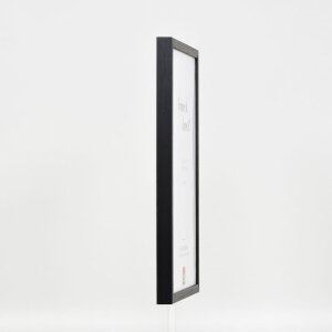 Efektný drevený rám profil 35 čierny 7x10 cm normálne sklo