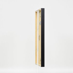 Efektný drevený rám profil 35 čierny 7x10 cm normálne sklo