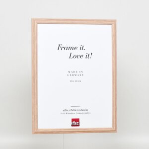 Efektný drevený rám profil 32 svetlohnedý 7x10 cm múzejné sklo