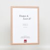 Efektný drevený rám profil 32 svetlohnedý 7x10 cm múzejné sklo