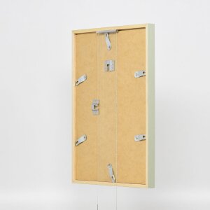Efektný drevený rám profil 35 zelený 7x10 cm normálne sklo + dištančný rám