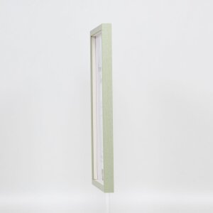 Efektný drevený rám profil 35 zelený 7x10 cm normálne sklo + dištančný rám