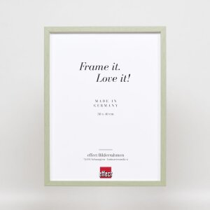 Efektný drevený rám profil 35 zelený 7x10 cm normálne sklo + dištančný rám