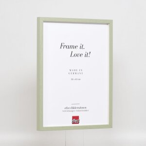Efektný drevený rám profil 35 zelený 7x10 cm normálne sklo + dištančný rám