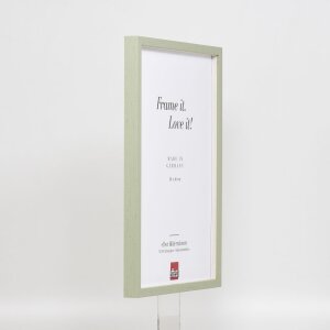 Efektný drevený rám profil 35 zelený 7x10 cm normálne sklo + dištančný rám