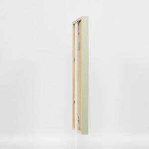 Efektný drevený rám profil 35 zelený 7x10 cm normálne sklo + dištančný rám