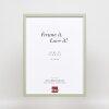 Efektný drevený rám profil 35 zelený 7x10 cm normálne sklo + dištančný rám