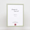 Efektný drevený rám profil 35 zelený 7x10 cm normálne sklo + dištančný rám