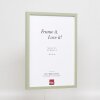 Efektný drevený rám profil 35 zelený 7x10 cm normálne sklo + dištančný rám