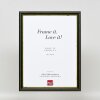 Efekt drevený rám profil 21 zelený 7x10 cm akrylové sklo