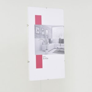 Bezrámový držiak na obrazy 70x100 cm z akrylového skla