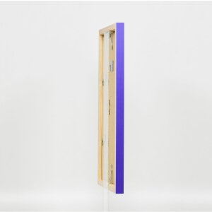 Drevený rám Top Cube 70x100 cm fialové antireflexné sklo
