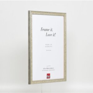 Efekt drevený rám profil 2070 akrylové sklo 70x100 cm strieborná