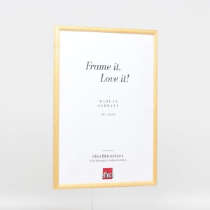 Efektný rám z masívneho dreva profil 20 modrý 9x13 cm antireflexné sklo