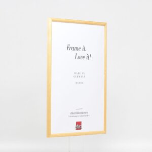 Efektný rám z masívneho dreva profil 20 modrý 9x13 cm antireflexné sklo