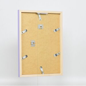 Drevený rám Top Cube 9x13 cm lila antireflexné sklo