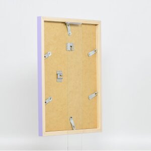 Drevený rám Top Cube 9x13 cm lila antireflexné sklo