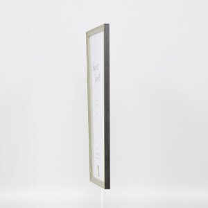 Efektný rám z masívneho dreva profil 25 zelený 9x13 cm múzejné sklo