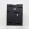 Efektný rám z masívneho dreva profil 25 zelený 9x13 cm múzejné sklo
