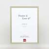 Efektný rám z masívneho dreva profil 25 zelený 9x13 cm múzejné sklo