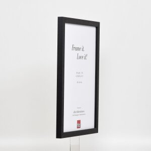 Efektný drevený rám profil 33 čierny 9x13 cm múzejné sklo