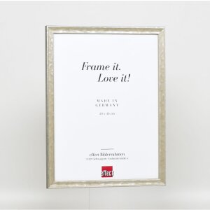 Efektný drevený rám profil 2070 múzejné sklo 9x13 cm strieborný