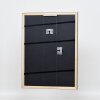 Efektný drevený rám profil 2070 múzejné sklo 9x13 cm strieborný