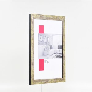 Efektný obrazový rám 2319 antické striebro 9x13 cm múzejné sklo
