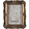 Clayre & Eef 2F0827 Rám na obraz 10x15 cm Zlatý plastový obdĺžnikový
