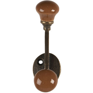 Nástenný háčik hnedý 5x3x9 cm...