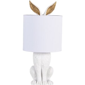 Clayre & Eef 6LMC0013W Stolná lampa Rabbit...