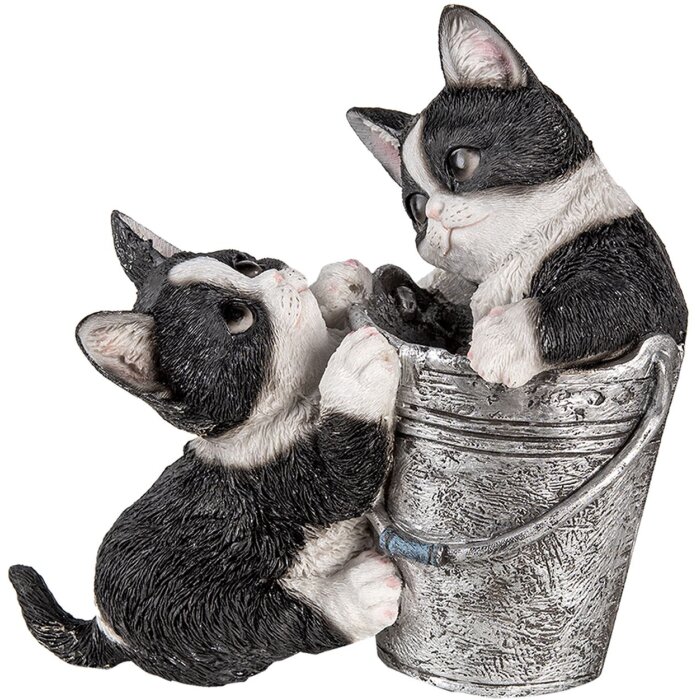 Dekorácia mačky pestrofarebné 23x13x18 cm 6PR3335