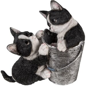 Dekorácia mačky pestrofarebné 23x13x18 cm 6PR3335