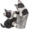 Dekorácia mačky pestrofarebné 23x13x18 cm 6PR3335