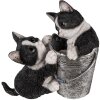 Dekorácia mačky pestrofarebné 23x13x18 cm 6PR3335