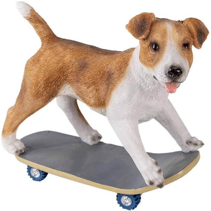 Dekorácia pes pestrofarebná 18x9x18 cm 6PR3349