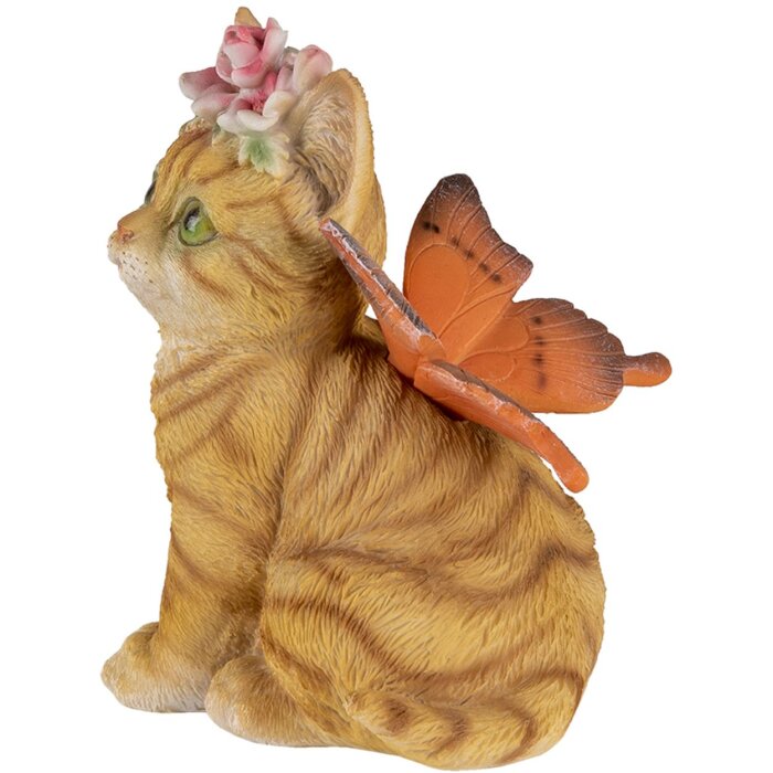 Dekorácia mačka viacfarebná 12x10x15 cm 6PR3352
