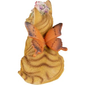 Dekorácia mačka viacfarebná 12x10x15 cm 6PR3352