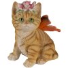 Dekorácia mačka viacfarebná 12x10x15 cm 6PR3352