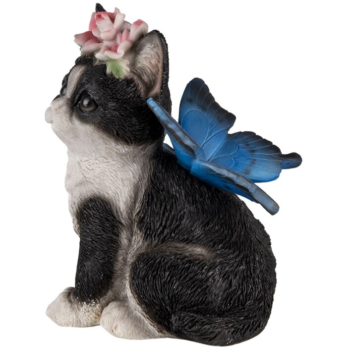 Dekorácia mačka viacfarebná 12x10x15 cm 6PR3353