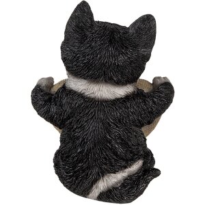 Dekorácia mačka pestrofarebná 12x9x15 cm 6PR3365